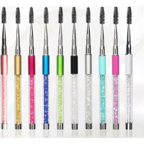 High End Reusable Diamond brush Applicator Eyelash Extension Sparkling Brushes Eyebrow Brush Makeup Tools For High-end People