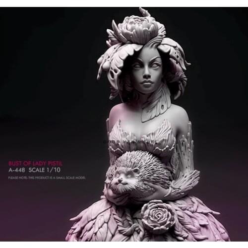 1/10 65mm Resin model kits DIY figure self-assembled A-448