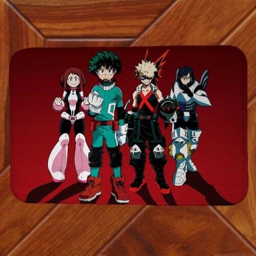 Boku No Hero cademia My Hero Academia Dogs Floor Mat Carpet Decor Bedroom Doormat Anime Manga 001