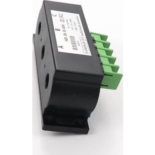 Electricity transmitter three phase ac current voltage transducer low hall effect sensor