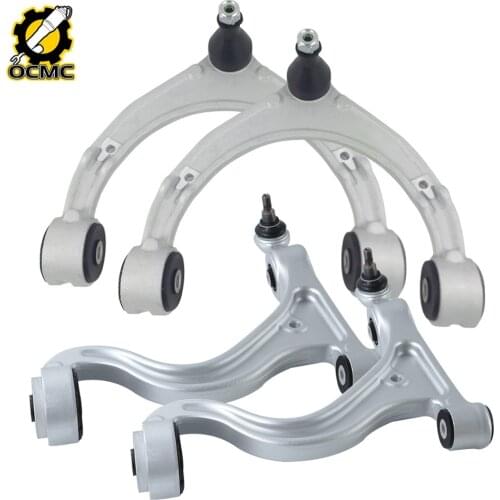 4 Pieces Fit For 2010 2011 2012 2013 Porsche Panamera 97034105103 97034105304 Front Upper Lower Control Arms