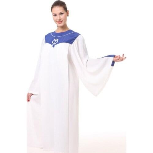 Vatican Choir Costume Robe Pink Blue Gown Mass Church Service Vestment Christian Choir Long Robe chiesa vestito Iglesia bata