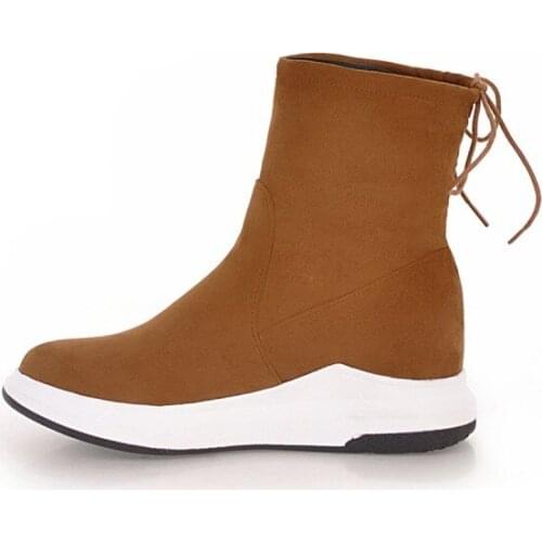 PQECFS Women's Wedge Ankle Boots