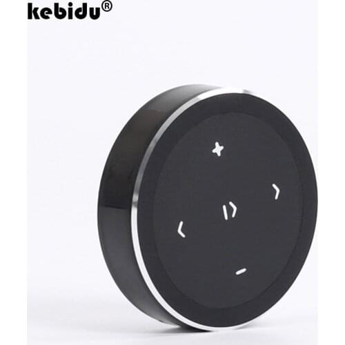 Wireless Bluetooth Remote Control Car Kit Media Button Car Motorcycle Steering Wheel Music Player Controller for iOS/Android