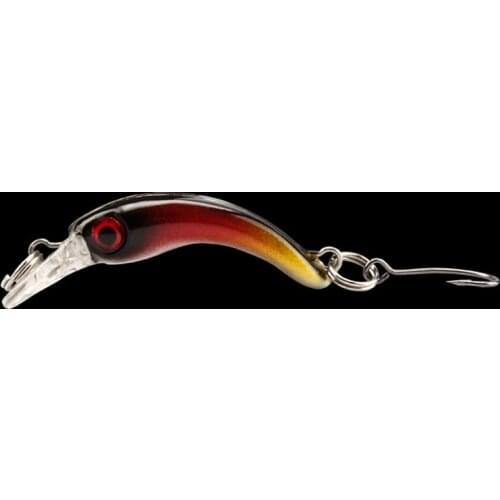 1.5g/4cm Lifelike 3D Eyes Professional Fishing Lure Hard BaitBionic Wobbler Minnow Floating Freshwater Plastic Fishing Bait