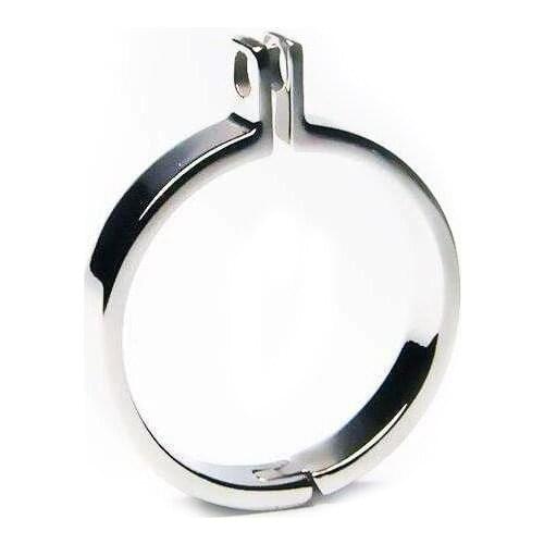 Cock Cage Silver Spare Part Flat Ring For Male Chastity Device 5 Sizes Accessories Ring Diy Ball Ring