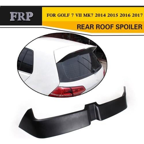 Car Styling FRP Auto Car Rear Wings Trunk Lip Spoiler For VW Gofl VII Standard MK7 2014-2017