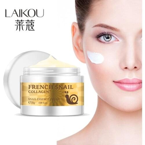 Snail Serum Face Cream Collagen Hyaluronic Acid Anti Aging Wrinkle Remover Moisturizer Whitening Nourishing Skin Care For Women