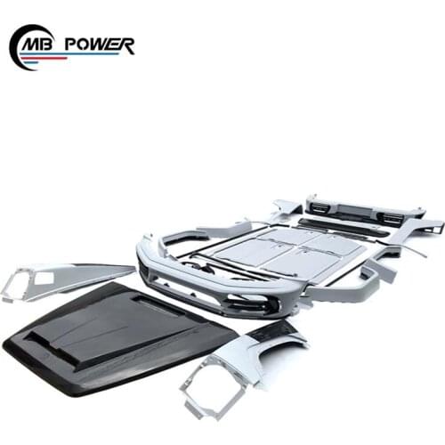 High Quality G Class W464 Body Kit with front bumper Grille rear diffuser Bonnets fender flares for G Class W464 car Body Kit fr
