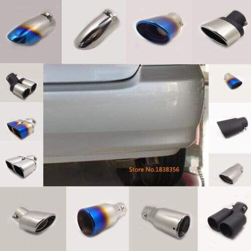 For TOYOTA COROLLA 2003 2004 2005 2006 car outlet cover muffler exterior end pipe dedicate stainless steel exhaust tip tail 1pcs