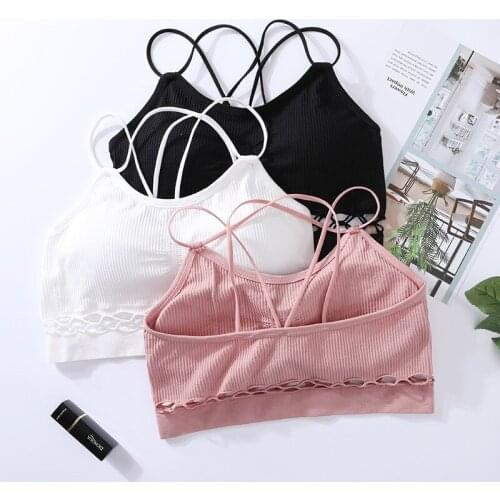 One Piece Women Bra Sexy Lingerie Solid Corset Seamless Bra Wirefree Sleep Bra With Removable Pads New Arrival