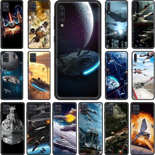 Star Space Ship Wars Cover for Samsung Galaxy A51 A71 A21s A31 A41 M31 A11 M51 A12 M31s A01 A91 M11 A42 A32 5G Phone Case Capa