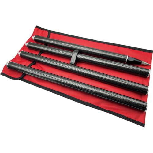 2M Length GPS Prism Pole Carbon Fibre Survey Poles GNSS RTK SURVEYING TYPE 4 Poles 5/8 Thread with Sponge grip 32mm Diameter