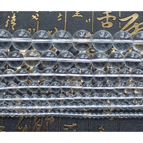 White Clear Quartz Round beads 15inch per strand,3-20mm Wholesale For DIY Jewellery Free Shipping