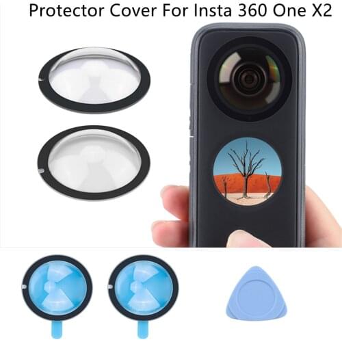 Lens Cap Cover for Insta360 ONE X2 Lens Anti-Collision Protector Guards For Insta 360 One X 2 Panoramic Camera Accessories