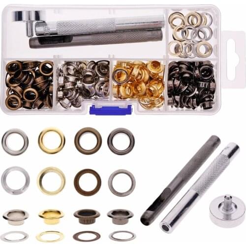 200Pcs Set Leather Fixing Tool Craft Repair Snap Fastener Kit Rivets Craft Decor Tool Set #271992