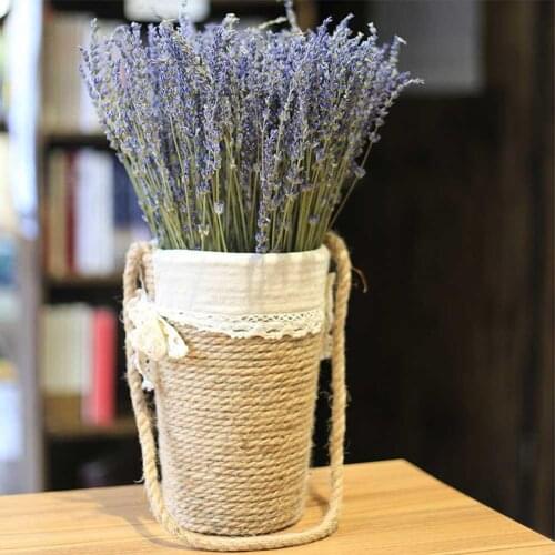 Natural Lavender Bouquet Immortal Fresh Dried Flowers DIY Home Office Banquet Wedding Decoration