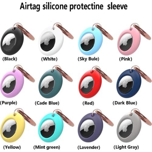2021 New Silicone Protective Case For AirTags All Protection Cover For Apple Locator Tracker Anti-scratch Anti-lost Protector