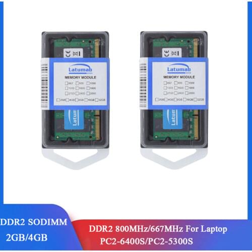 RAM DDR2 1GB 2GB 4GB 800MHz 667MHz Laptop Memory 200 Pin SODIMM 1.8V Notebook Memoria DDR2 RAM Memory Module