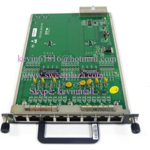 Original internet data card for ZTE ZXA10 F820 F821 ONU, EI8E model for F820 switch with 8 Ethernet ports. FiberCore