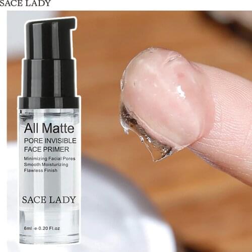SACE LADY Face Base Primer Makeup Liquid Matte Make Up Fine Lines Oil-control Facial Cream Brighten Foundation Primer Cosmetic