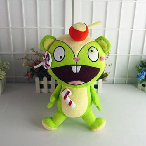 Happy Tree Friends plush dolls Anime Nutty plush toys 38cm soft pillow high quality for gift