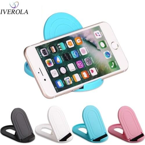 Univerola Cell Phone Stand Portable Foldable Cellphone Holder for Desk Accessories Mobile Adjustable Dock Desktop Stands
