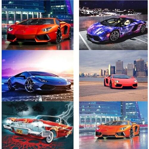 Full Square Round Car 5D Diamond Painting Cross Stitch Mosaic Embroidery Picture Of Rhinestones Resin Drill Handmade