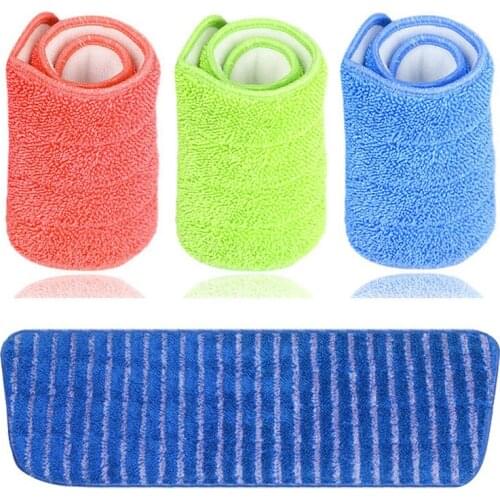 Replaced Mop Cloth Reusable Microfiber Pad For Spray Mop Practical Household Dust Cleaning Kitchen Living Room Cleaning Tools