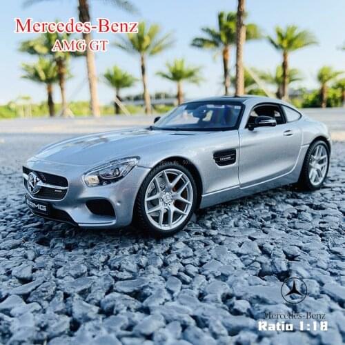 Maisto 1:18 Mercedes Benz AMG GT sports car Alloy Retro Car Model Classic Car Model Car Decoration Collection gift