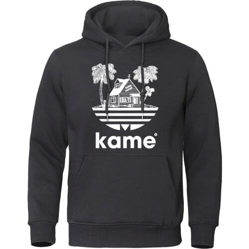 Anime Hoodies Japanese anime Hoodie Sweatshirt Kame House Master Roshi 2019 Autumn Winter Fleece Pullover Men Funny Hoody