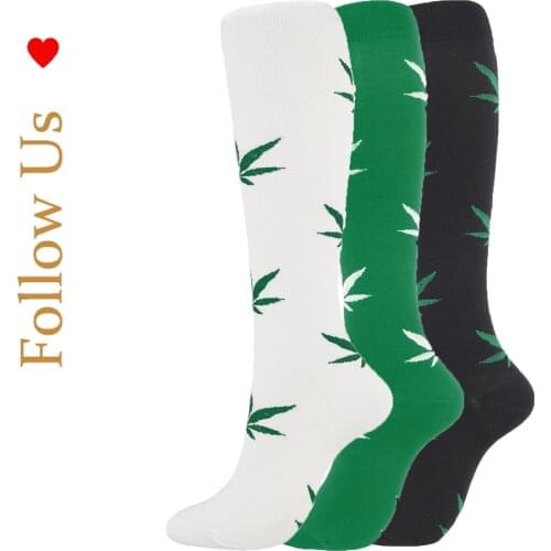 1 pair outdoor sports socks, Mens and womens sports compression socks (20-30 mmHg) varicose elastic socks