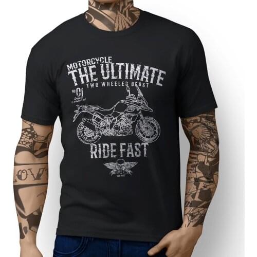 Japan Motorcycle Suz V Strom 1000 V-Strom 650 Inspired Motorbike Art Men Funny Cotton Top Tees Short Sleeve Shirt Tees