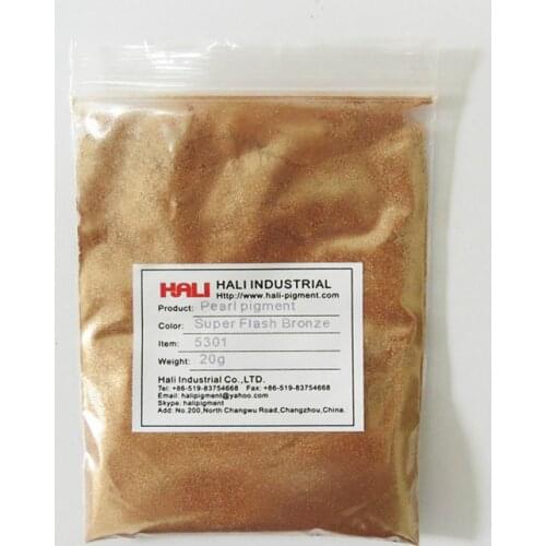 Pearl pigment,pearlescent pigment,mica powder pigment,effect pigment,item:5301,color:super flash bronze,20g a lot,free shipping