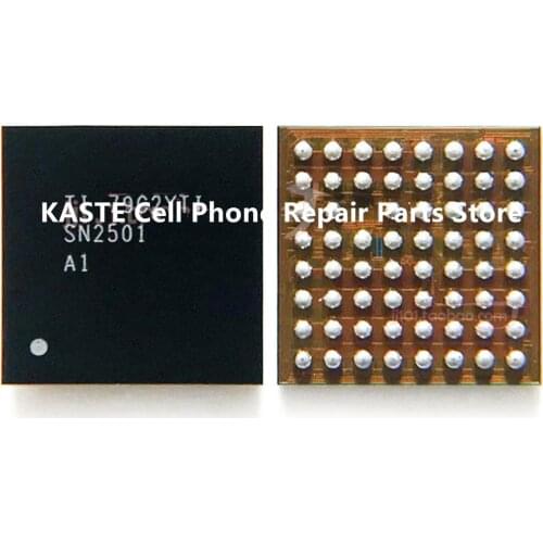 10pcs SN2501 SN2501A1 U3300 63pin TIGRIS T1 charging charger ic chip for iphon 8 8plus X charging IC