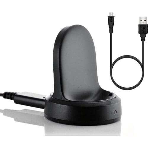 Wireless Charging Dock Station Holder Charger with Micro USB Cable For Samsung Gear S2 S3 CWatch Charger