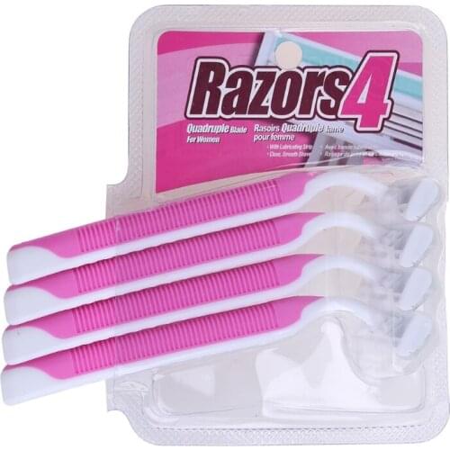A6HB 4 PCS Womens Face Shaver Razor Blades Disposable Shavers Womens Face Shaver