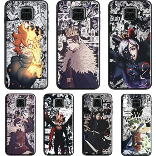 Black Clover Anime For Xiaomi Redmi Note 7 8 Pro 8T 9S Note 9 10 Pro Cover For Redmi 9T 9 9A 9C 7A 8A Case