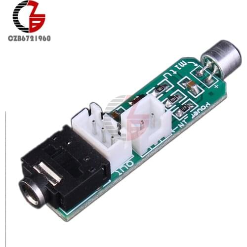 DC 1.5-5V Capacitive Microphone Circuit Amplification Module 3P Terminal 3.5mm Audio Socket
