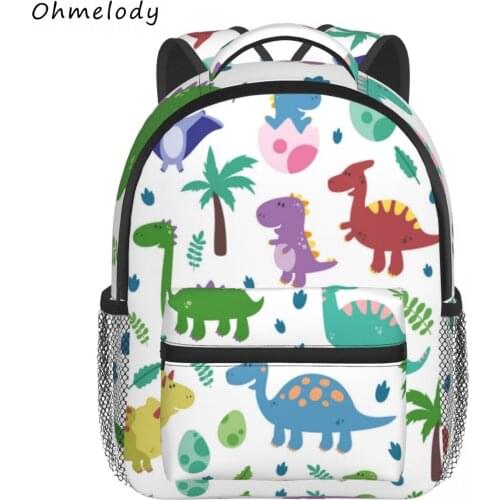 Lovely Dino Kids Backpacks for Kindergarten School Bags Child Dinosaur Travelling Backpack Todder Baby Casual Daypack