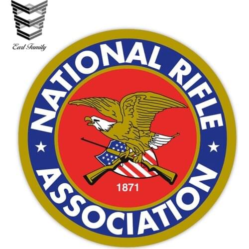EARLFAMILY 12cm X 12cm Car Styling National Rifle Association NRA Decal Waterproof Auto Motor Decoration Graphics Car Stickers