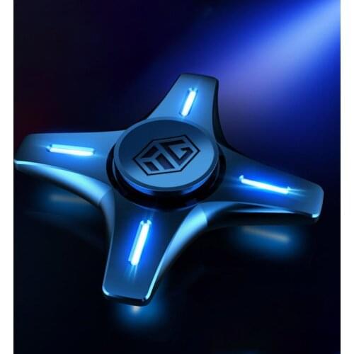Fidget Spinner Adult Antistress Hand Spinner Toy With Luminous Rotation Metal Gyroscope Glowing Stress Reliever Spinning top Toy
