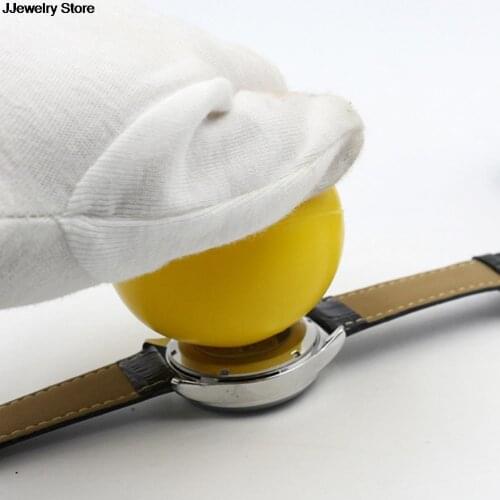 1pc Screwing Ball Type Watch Friction Sticky Back Case Opener for Watchmaker Watch Repair Tool Random Color