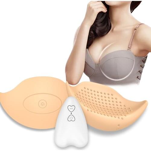 Electric Wireless Breasts Enlarge Pump Massager with 10 Modes Bust Lift Enhancer Effective Enhancer Bra for Increase Big Bust