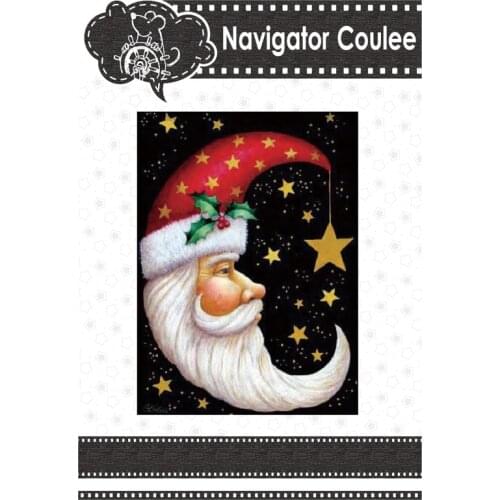 New Arrival 2021 Metal Cutting Mold Santa Layered Template Died to Scrapbook Blade DIY Craft Knife Mold Creative Embossing