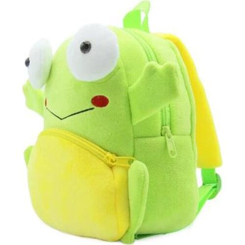 Frog Plush Backpack Early Childhood Education Burden Relief Bag Have a Good Quality Cute Zoo Childrens Schoolbag Backpack