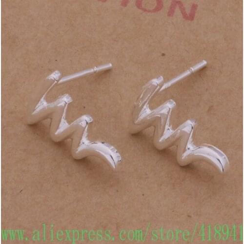 Silver Plated earrings , Silver Plated fashion jewelry , gorgeous sea grass /eccamtja bdeajula AE170