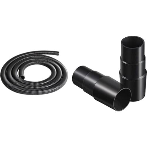 AD-3Meter Vacuum Cleaner Threaded Hose with 2 Pieces Vacuum Hose Adapter Cleaner Hose Universal Adapter Converter