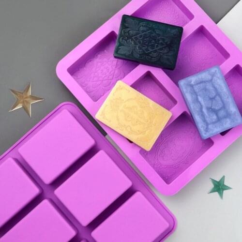 Pattern Silicone Mold Kitchen Baking Cake Mould Handmade essential oil soap mold