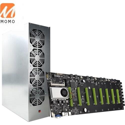 High hashrate 8 GPU mining rig ethereum mining system Win10 (64 bit) system barebone for eth mining machine